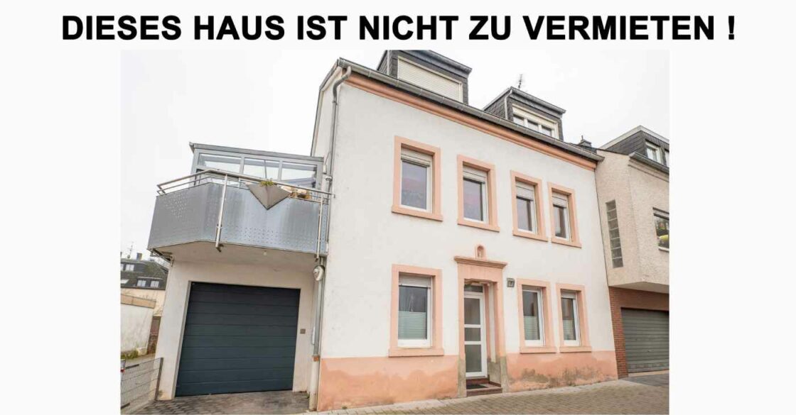 Haus in Trier, welches durch RE/MAX Trier betreut wird und zum Verkauf steht.